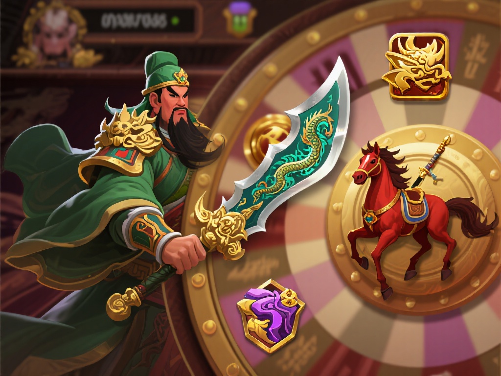 此外，游戏中融入了许多与关羽相关的元素，例如青龙偃