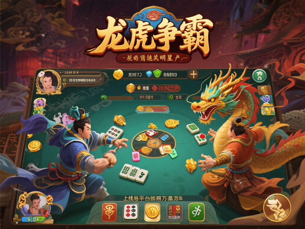 以一款名为“龙虎争霸”的游戏为例，这款游戏以东方神