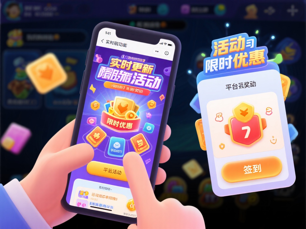 另一个值得一提的功能是实时更新的活动与奖励。平台经